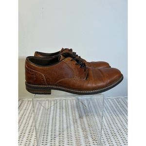 Bull Boxer Men’s Handmade in Portugual Brown Learher Oxfords Size 10